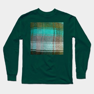 green rug pattern, abstract art, antique rug pattern, minimal art, modern art, carpet pattern, For custom orders please DM me. Long Sleeve T-Shirt